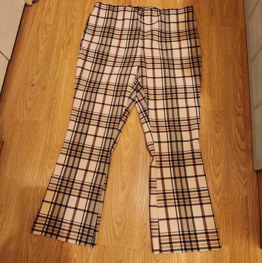 Jules and Leopold plaid pants